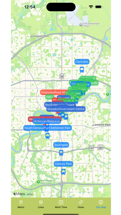 Screenshot #2 pour Edmonton metro map