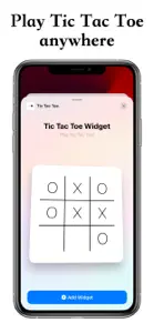 Tic Tac Toe Widget screenshot #1 for iPhone