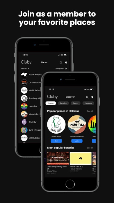 Cluby: Membership card Screenshot 4 - AppWisp.com