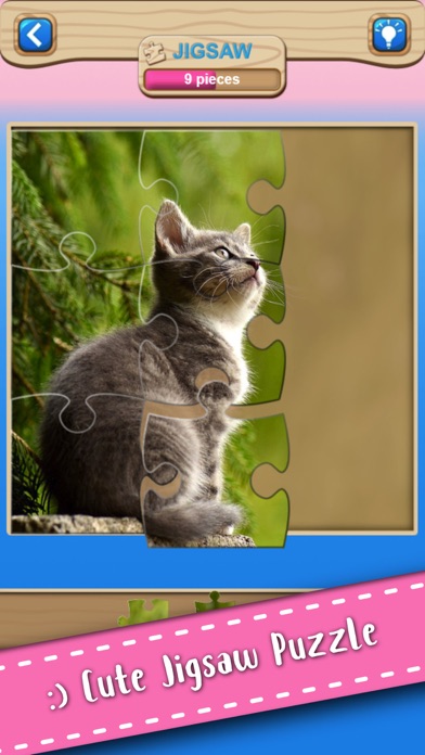 Cute Kitten Cat Jigsaw Puzzle Screenshot