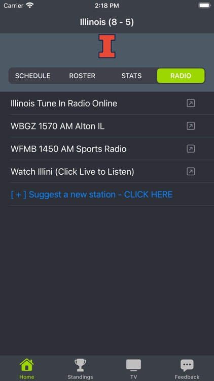 Illinois Football Schedules screenshot-3