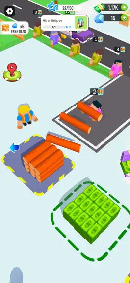 Game screenshot Wood Factory – Lumber Tycoon apk