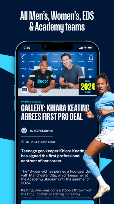 Manchester City Official App Screenshot