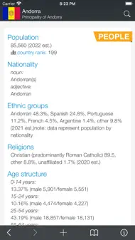 World Factbook & Atlas iphone resimleri 3