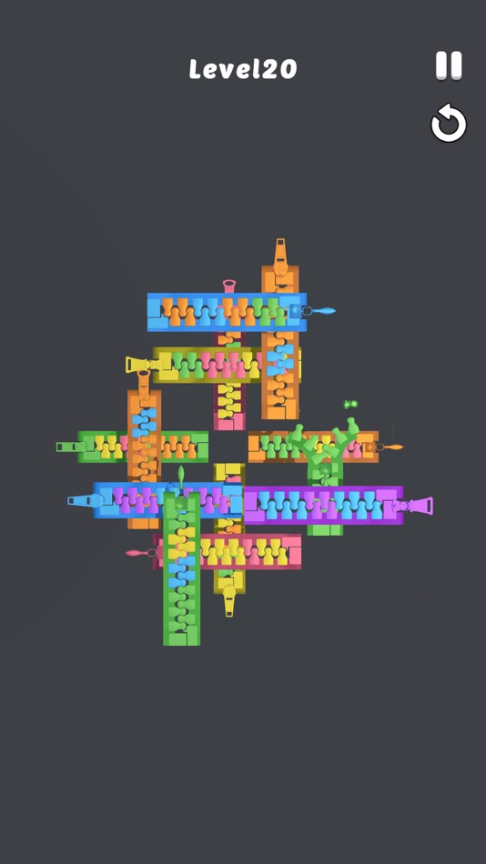 #7. Zipper Sort (iOS) Podle: ZiNKY OYUN YAZILIM ANONiM SiRKETi