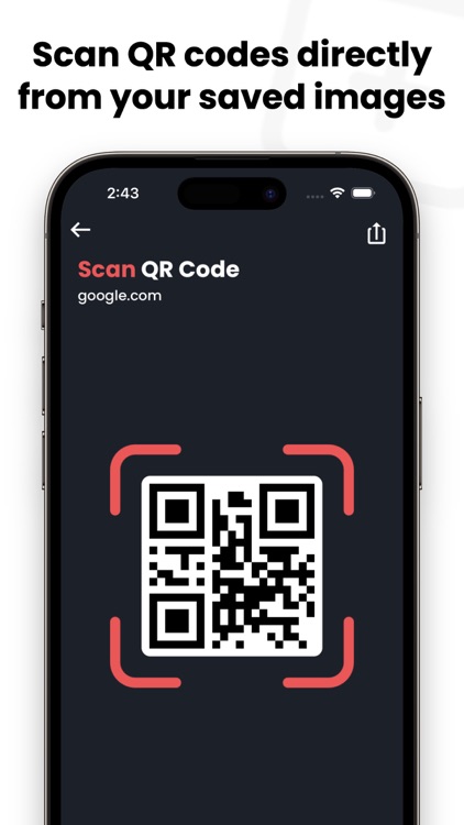 Infinity Scanner: QR generator