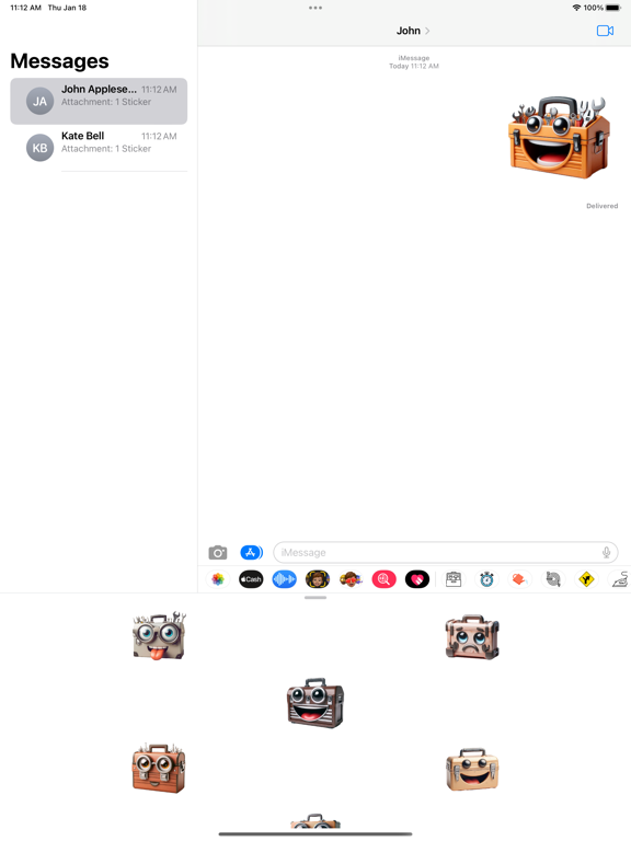 Screenshot #6 pour Toolbox Stickers