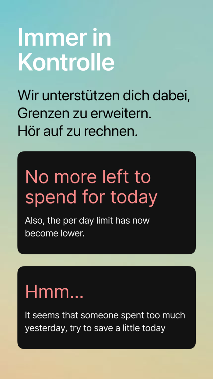 eXpense - Geldverfolgung