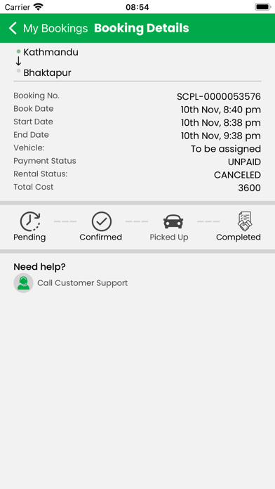 Spark Car Rental Nepal Screenshot