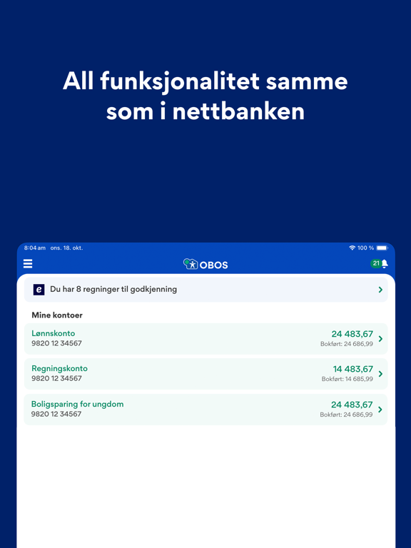 Screenshot #4 pour OBOS Mobilbank