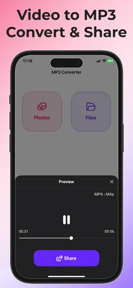 Game screenshot MP3 Converter Video to Mp3 hack