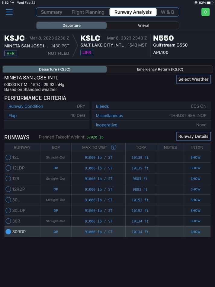 #3. iPreFlight Genesis Dispatch (iOS) Podle: Aircraft Performance Group, LLC