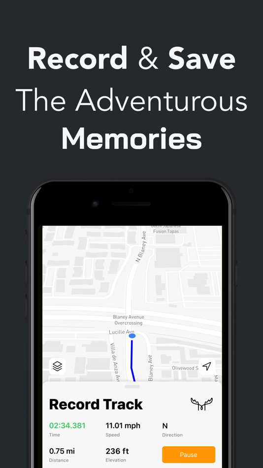 #3. TrailPass: All Trails GPS Gaia (iOS) 由: Polus Apps