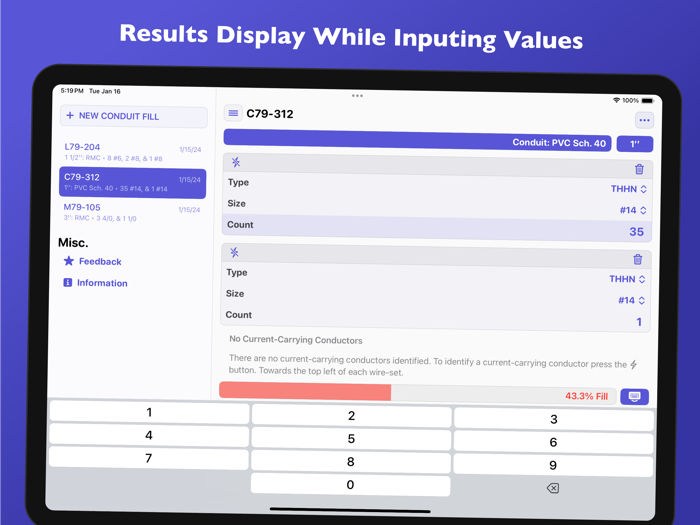 Derated Conduit Fill