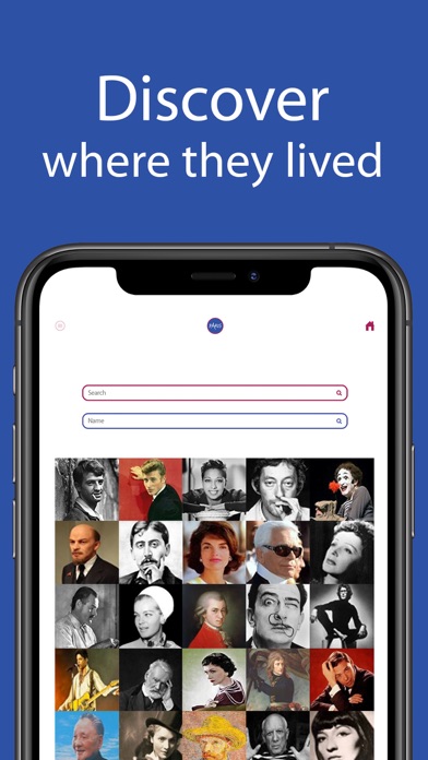 PARIS CELEBRITY GUIDE Screenshot