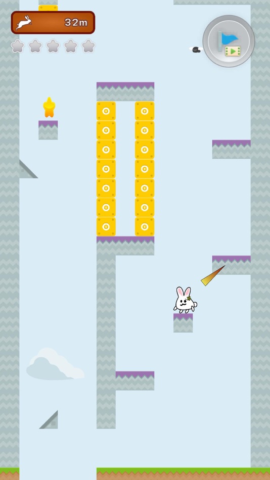 #3. Rabbit Jumps!! (iOS) 来自: QueseraGames Co.,Ltd