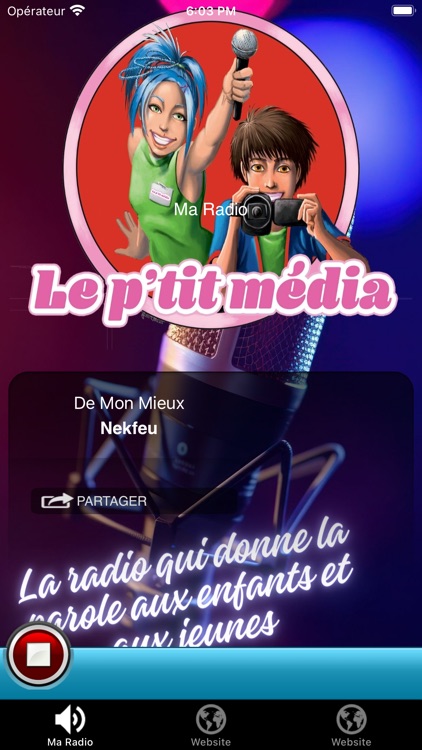 Le p'tit média, la WebRadio