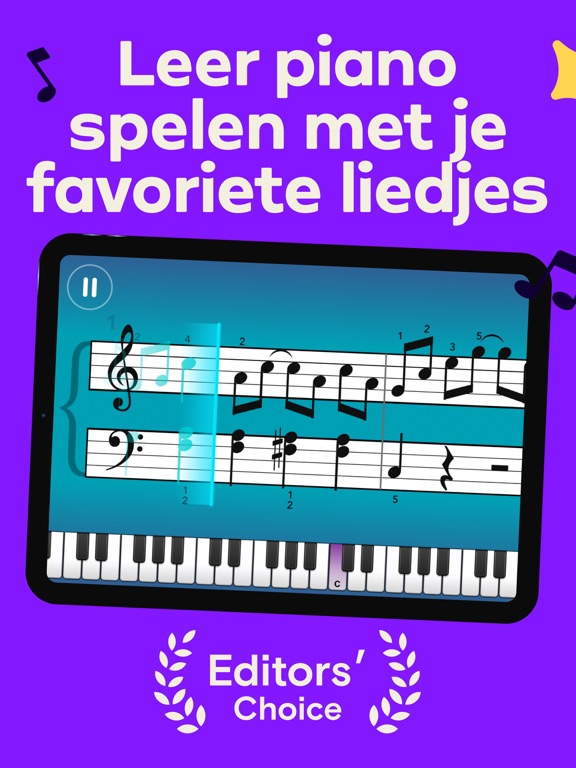 Simply Piano - leren spelen iPad app afbeelding 1