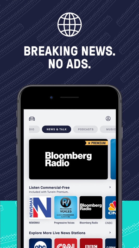 #8. TuneIn Radio: Music & Sports (iOS) 由: TuneIn