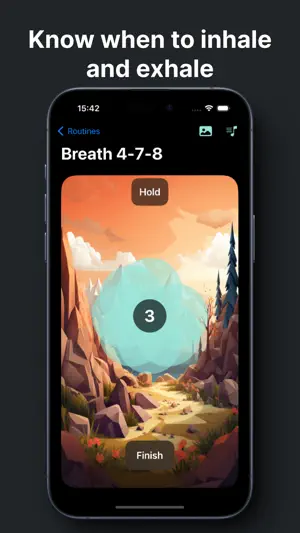 Breathing Exercises Aura Flow screenshot 1