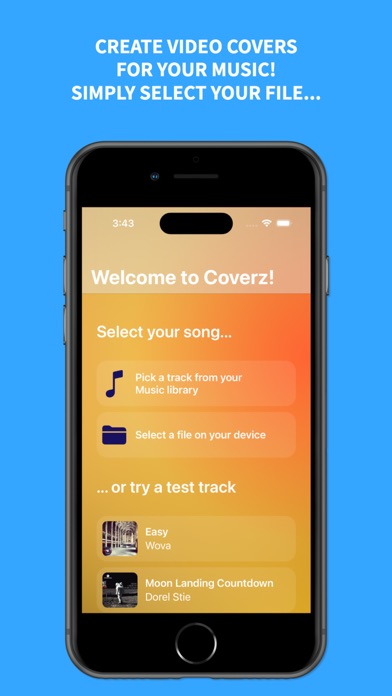 Coverz: music showcases Screenshot