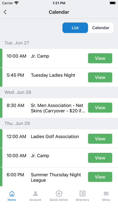 River Oaks App Screenshot
