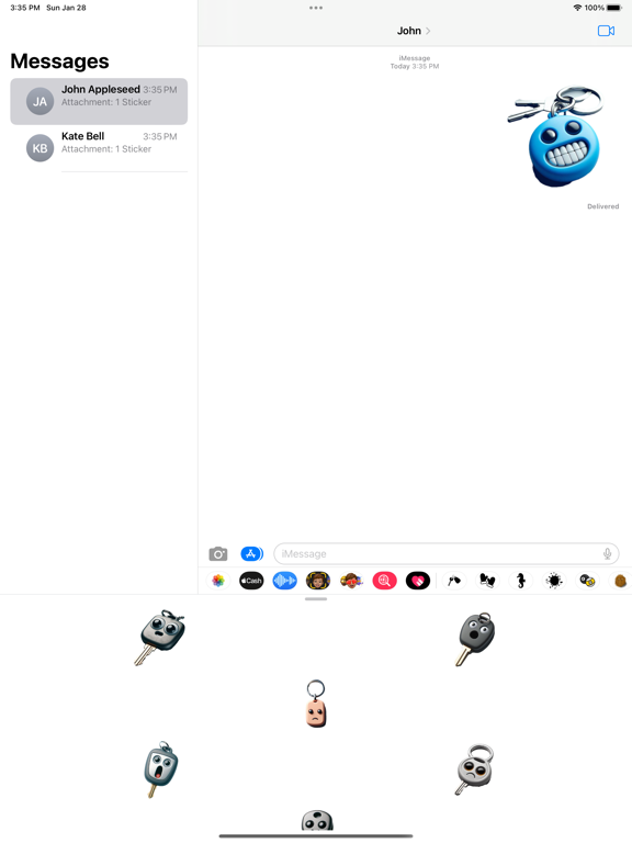 Screenshot #6 pour Key Fob Stickers