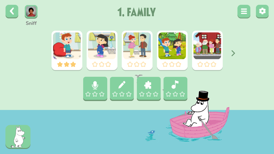 #3. Moomin Language School (iOS) By: Playvation Oy