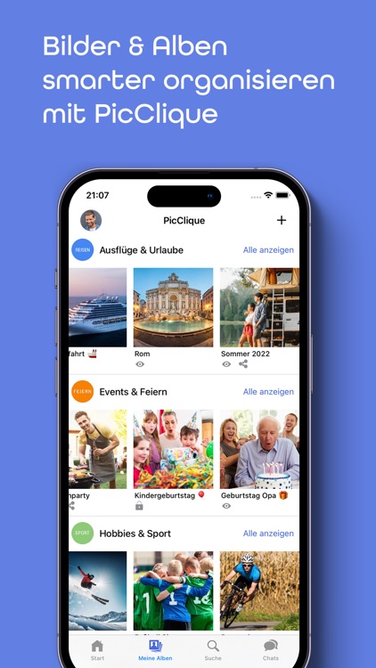 PicClique - Digitale Fotoalben