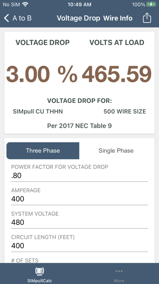 #4. SIMpull 600V Calculator (iOS) Podle: Southwire Company