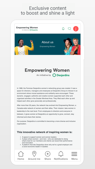 Empowering Women Screenshot