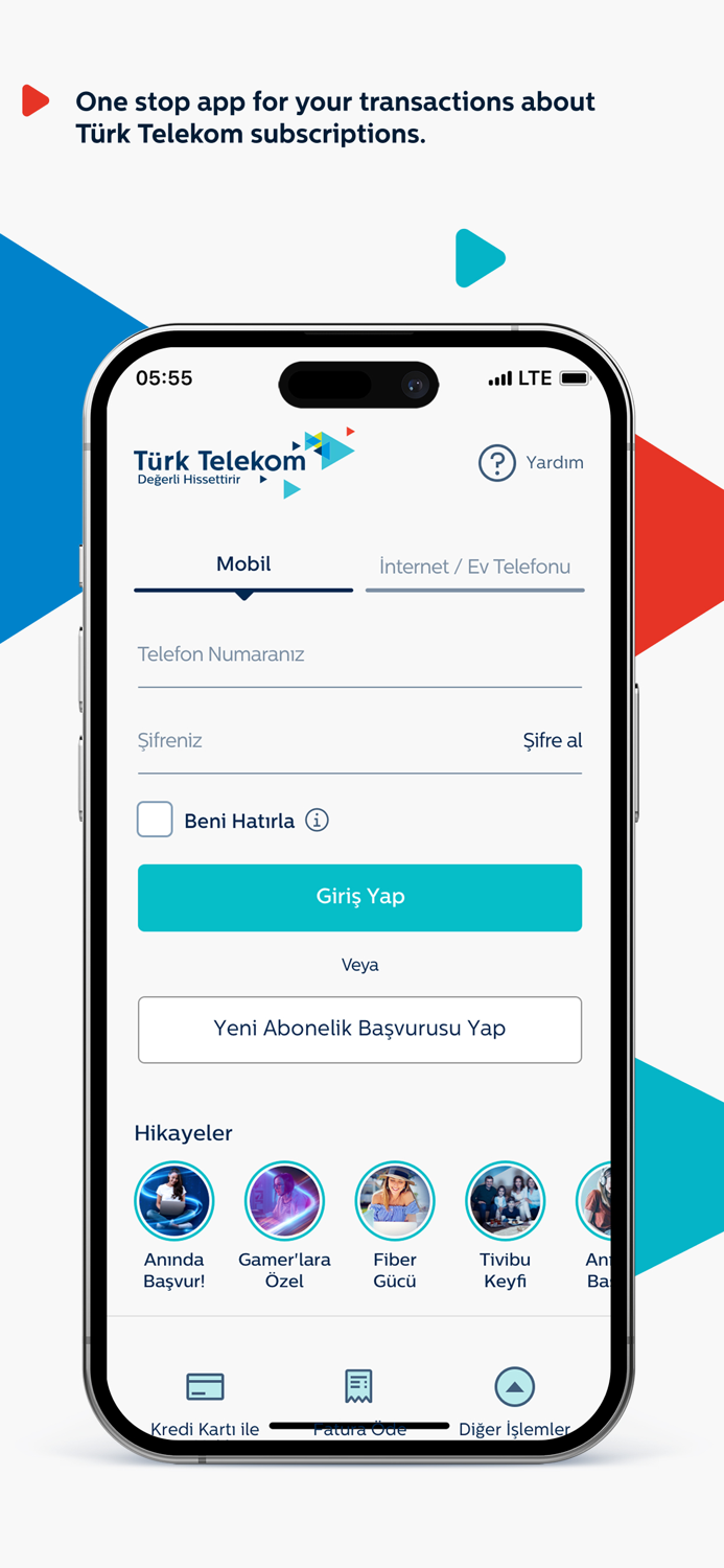 Türk Telekom Online İşlemler