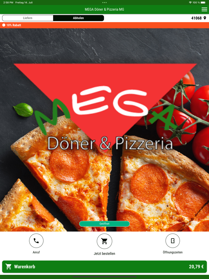 MEGA Doner und Pizzeria MG