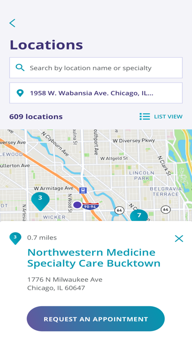 MyNM by Northwestern Medicine Screenshot