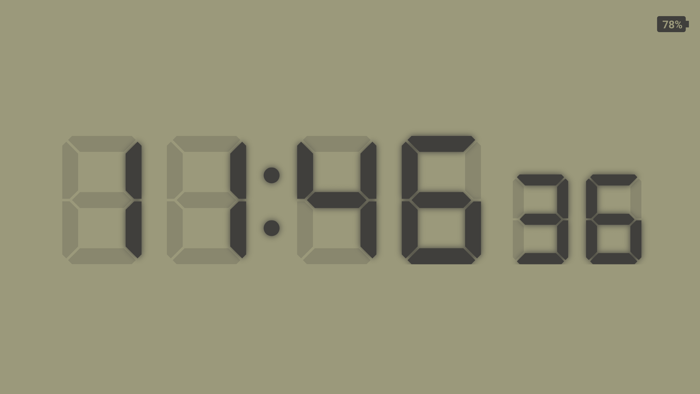 Custom Digital Clock