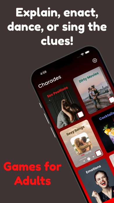 Headbands Adult Charades Party Screenshot