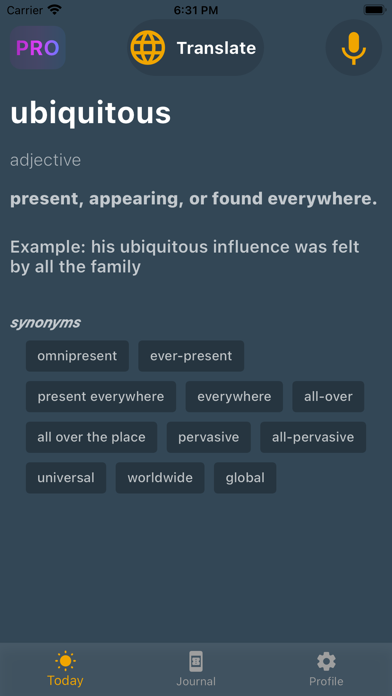 Vocabulary - Daily English Screenshot