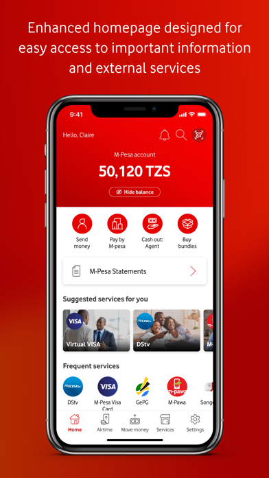 M-Pesa Tanzania Screenshot