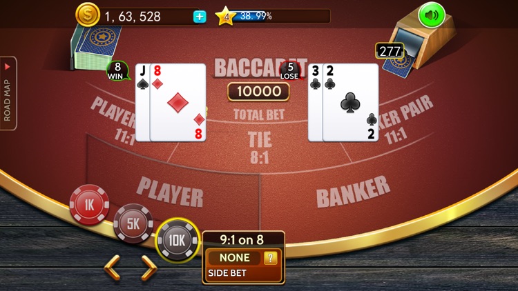 Baccarat casino offline card