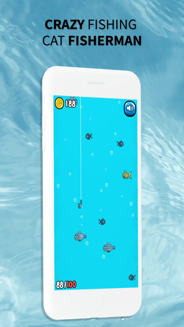 Crazy Fishing - Cat Fisherman