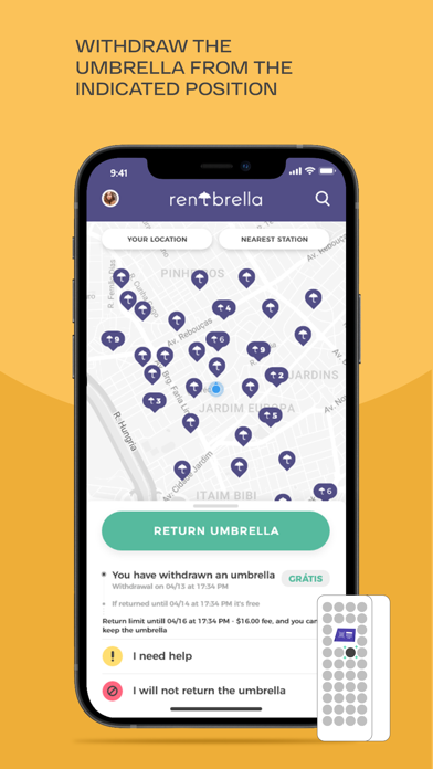 Rentbrella Screenshot