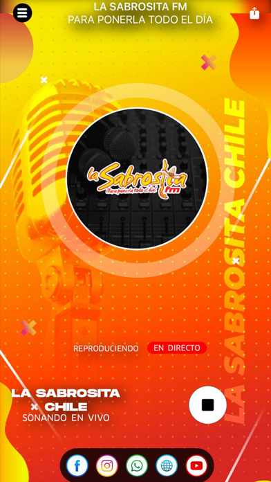 Radio La Sabrosita Chile Screenshot