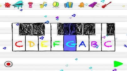 Doodle Sounds - Paper Piano Screenshot