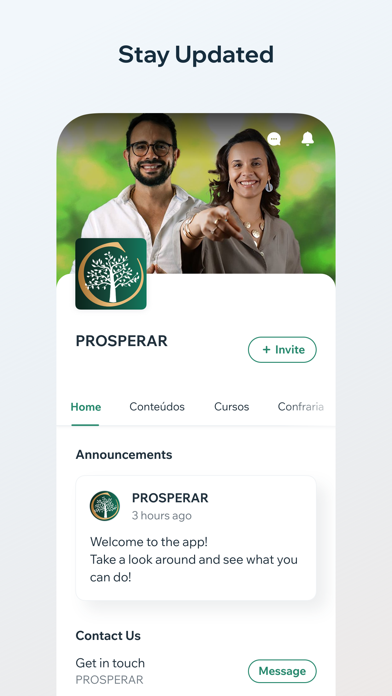 Clube Prosperar Screenshot