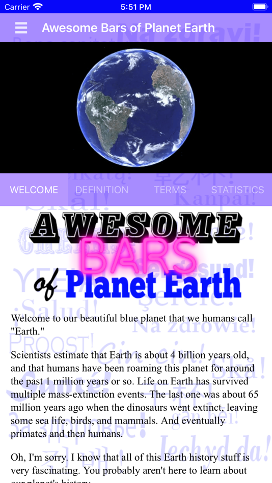 Awesome Bars of Planet Earth - 1.3.1 - (iOS)
