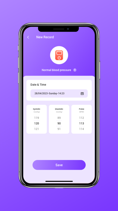 Health Record - Body Blood Screenshot