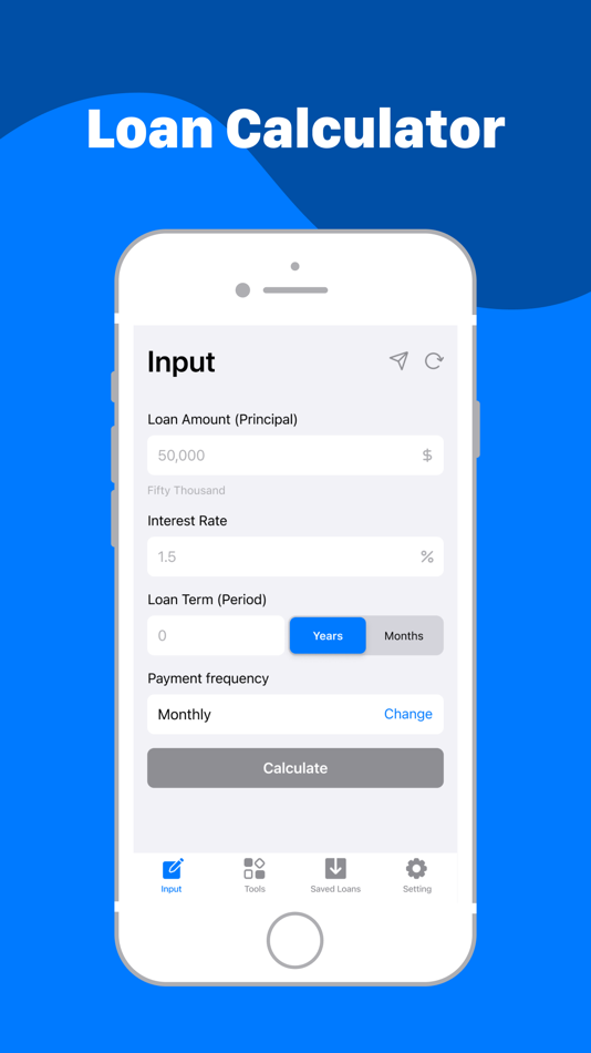 #2. Loan Calculator % EZ Emi Calc (iOS) 由: Keyurbhai Tavethiya