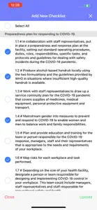 ILO COVID-19 Checklist screenshot #7 for iPhone