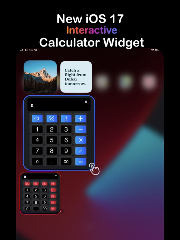 Screenshot #4 pour Calculator Widget -Simple calc