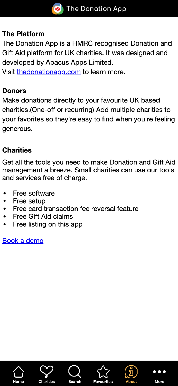 The Donation App